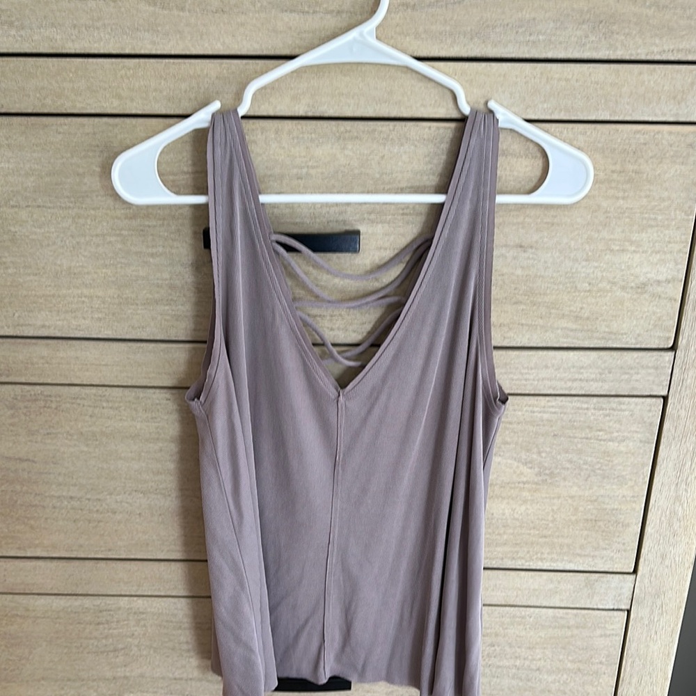 Lucky Brand Purple Sleeveless Tank Top